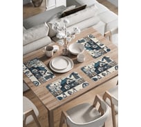 Сервировочные салфетки на стол JoyArty "Ферма", 30x46 см , ser002_sd3539_30x46