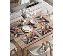 Сервировочные салфетки на стол JoyArty "Искусство", 30x46 см , ser002_sd3522_30x46