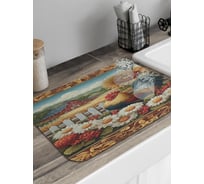 Коврик для сушки посуды JoyArty Деревенская жизнь 58x38 см sbmrec_sd3416_58x38