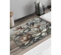 Коврик для сушки посуды JoyArty Золотая магнолия 58x38 см sbmrec_sd3485_58x38