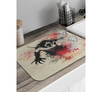Коврик для сушки посуды JoyArty прямоугольный Ночь ужасов 58x38 см sbmrec_sd3856_58x38