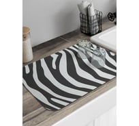 Коврик для сушки посуды JoyArty прямоугольный Расцветка зебры 58x38 см sbmrec_378797_58x38