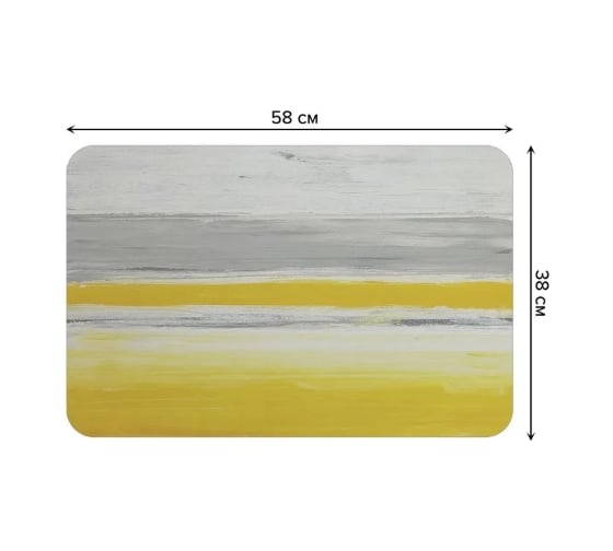 Коврик для сушки посуды JoyArty Окрашенная доска 58x38 см sbmrec_55152_58x38