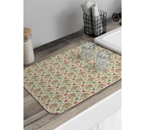 Коврик для сушки посуды JoyArty Рождественская открытка 58x38 см sbmrec_427908_58x38