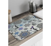 Коврик для сушки посуды JoyArty Снежные пингвины 58x38 см sbmrec_sd3971_58x38