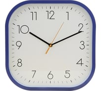 Часы настенные Ladecor CHRONO квадратные, пластик, 30x30x4 см, тикающий ход, 1xАА арт08-28 581-090