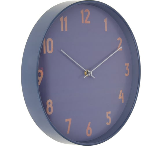 Часы настенные Ladecor CHRONO круглые, пластик, диаметр 30 см, тикающий ход, 1xАА арт08-23 581-085