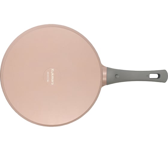 Сковорода Kukmara 280 мм с ручкой, антипригарное покрытие линия Stella cappuccino сск280а