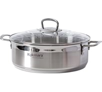 Сотейник Kukmara линии ORION 4,0 л, диаметр 26 см, со стеклянной крышкой ORN-STP4026G