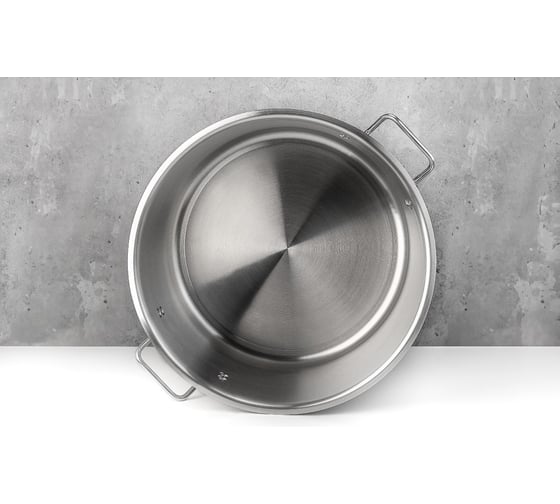 Котел Kukmara линии HoReCa 15 литров, диаметр 30 см, с металлической крышкой HRC-SP15030M