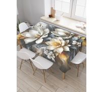 Прямоугольная тканевая скатерть на стол с рисунком JoyArty Огненные краски 145х180 см tc_sd3491_180x145