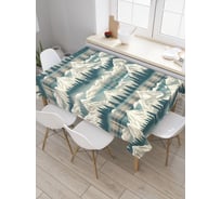 Прямоугольная тканевая скатерть на стол с рисунком JoyArty Коллаж гор 145х180 см tc_sd3939_180x145