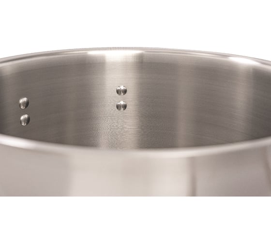 Котел Kukmara линии HoReCa 12 литров, диаметр 25 см, с металлической крышкой HRC-SP12025M