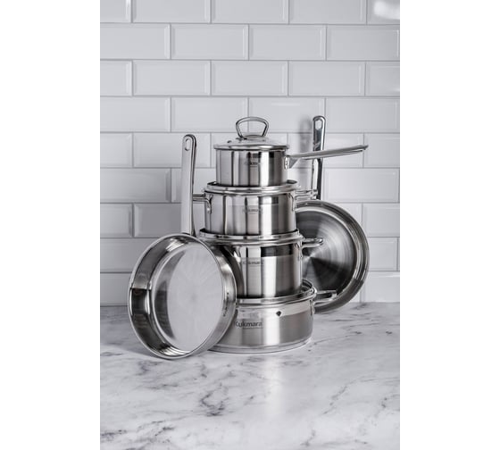 Кастрюля Kukmara линии ORION 3,5 л, диаметр 20 см, со стеклянной крышкой ORN-CA3520G