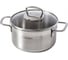 Кастрюля Kukmara линии ORION 2,5 л, диаметр 18 см, со стеклянной крышкой ORN-CA2518G 1
