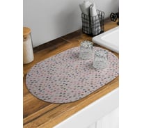 Коврик для сушки посуды JoyArty Вихрь сердец овальный 58x38 см sbm_429245_58x38