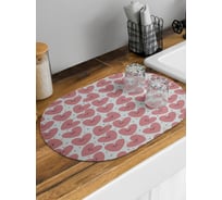 Коврик для сушки посуды JoyArty Довольные сердца 58x38 см sbm_429251_58x38