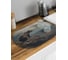 Коврик для сушки посуды JoyArty Медведь на скале овальный 58x38 см sbm_430054_58x38 1
