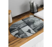 Коврик для сушки посуды JoyArty Гитара овальный 58x38 см sbm_430067_58x38