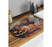 Коврик для сушки посуды JoyArty Зловещая тыковка 58x38 см sbm_427327_58x38