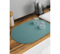 Коврик для сушки посуды впитывающий для кухни JoyArty Морские каракули овальный 58x38 см sbm_101347_58x38