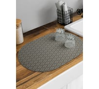 Коврик для сушки посуды впитывающий для кухни JoyArty Клеточное сияние овальный 58x38 см sbm_30648_58x38