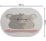 Коврик для сушки посуды впитывающий для кухни JoyArty Объятья и поцелуи овальный 58x38 см sbm_91993_58x38 2