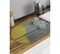 Коврик для сушки посуды впитывающий для кухни JoyArty Недокрашенная доска овальный 58x38 см sbm_55155_58x38