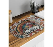 Коврик для сушки посуды JoyArty Благодарность индейке 58x38 см sbm_sd4027_58x38