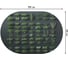 Коврик для сушки посуды JoyArty Зеленая стена овальный 58x38 см sbm_sd3456_58x38 2