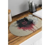 Коврик для сушки посуды JoyArty Затерянный в темноте 58x38 см sbm_sd3854_58x38
