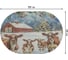 Коврик для сушки посуды JoyArty Зимняя ферма овальный 58x38 см sbm_sd3990_58x38 2