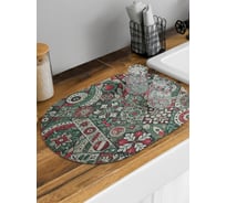 Коврик для сушки посуды JoyArty Орнамент на плитке овальный 58x38 см sbm_sd3972_58x38