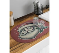 Коврик для сушки посуды JoyArty Счастливый Дед Мороз 58x38 см sbm_sd3955_58x38