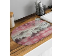 Коврик для сушки посуды JoyArty Снежные горы овальный 58x38 см sbm_sd3942_58x38