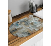Коврик для сушки посуды JoyArty Тетрис краской овальный 58x38 см sbm_sd3499_58x38