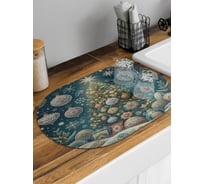 Коврик для сушки посуды JoyArty Праздничная елка овальный 58x38 см sbm_sd3926_58x38