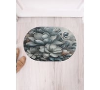Коврик в прихожую JoyArty овальный Бледная магнолия 58x38 см sbm_sd3483_58x38