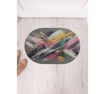Коврик в прихожую JoyArty овальный Искусство 58x38 см sbm_sd3522_58x38