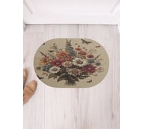 Коврик в прихожую JoyArty овальный Букет осени 58x38 см sbm_sd3584_58x38