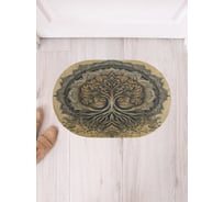 Коврик в прихожую JoyArty овальный Дерево жизни 58x38 см sbm_sd3506_58x38