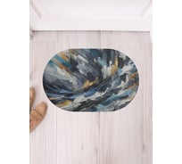 Коврик в прихожую JoyArty овальный Акварель кистью 58x38 см sbm_sd3464_58x38