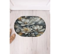 Коврик в прихожую JoyArty овальный Огненные краски 58x38 см sbm_sd3491_58x38