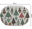 Коврик для сушки посуды JoyArty Ярмарка елок овальный 58x38 см sbm_sd3951_58x38 2