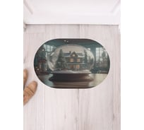 Коврик придверный грязезащитный в прихожую JoyArty с принтом Волшебный шар овальный 58x38 см sbm_427877_58x38