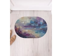Коврик в прихожую JoyArty овальный Творческий порыв 58x38 см sbm_sd3496_58x38