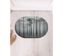 Коврик в прихожую JoyArty овальный Туманность 58x38 см sbm_sd3470_58x38