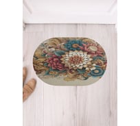 Коврик в прихожую JoyArty овальный Сухой букет 58x38 см sbm_sd3529_58x38