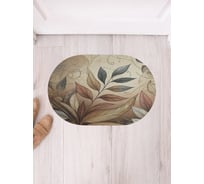 Коврик в прихожую JoyArty овальный Раскраска листьев 58x38 см sbm_sd3481_58x38