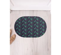 Коврик придверный грязезащитный в прихожую JoyArty с принтом Дракон с подарком овальный 58x38 см sbm_427879_58x38